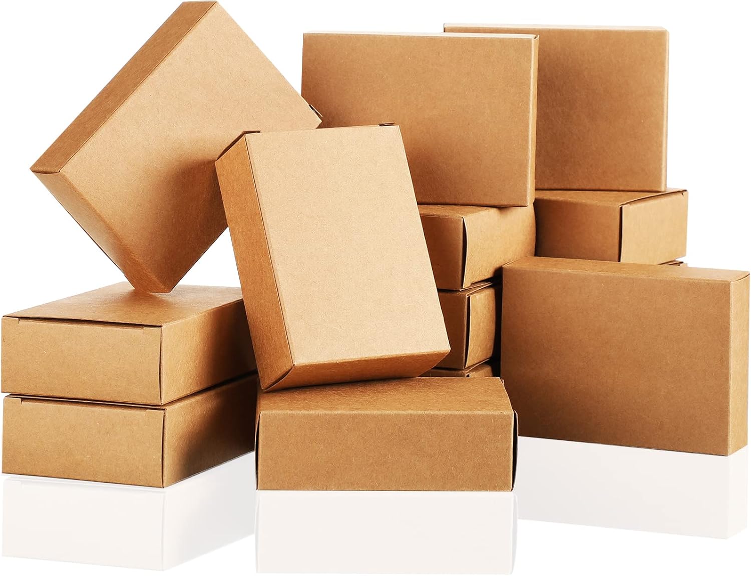 Soap Making In School - 100 Stück Kraft-Seifenboxen Verpackung für Hausgemachte