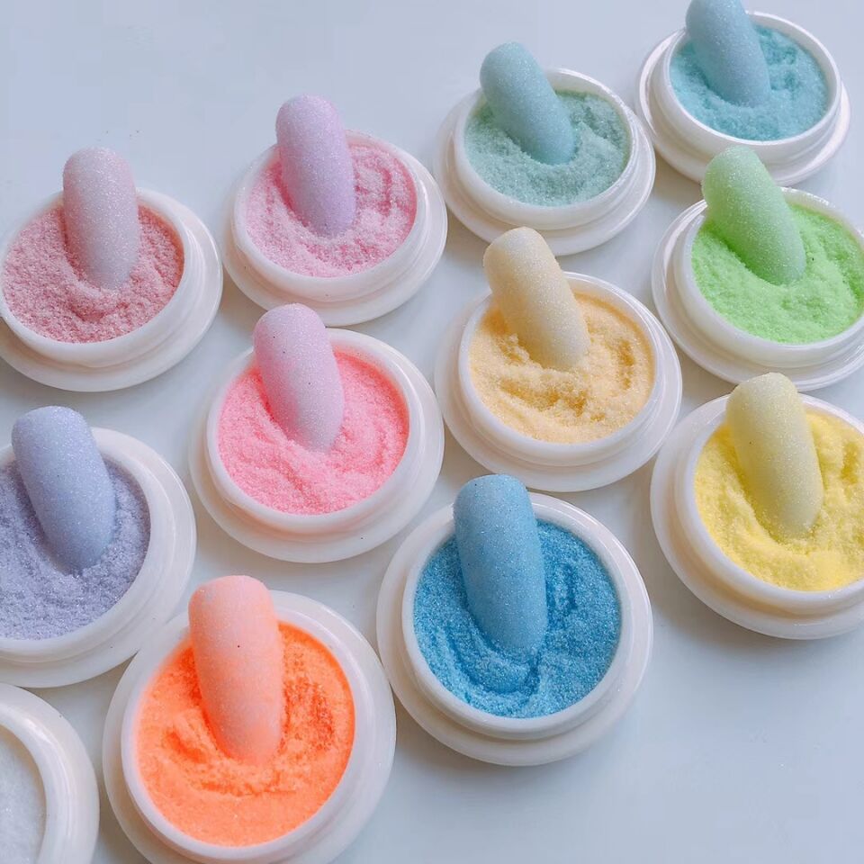 Mica Powder Colorant - 12 farben/set Nagel Pulver Nail art