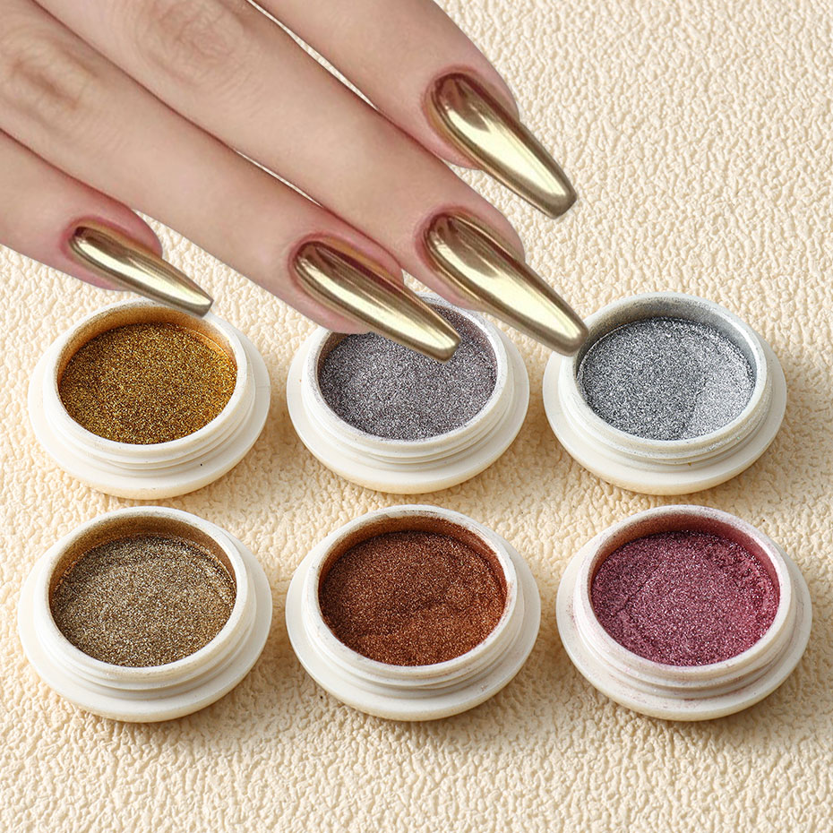 6pc Gold Metallic Spiegel Glit – Mica Powder Colorant Bewertung und Preis