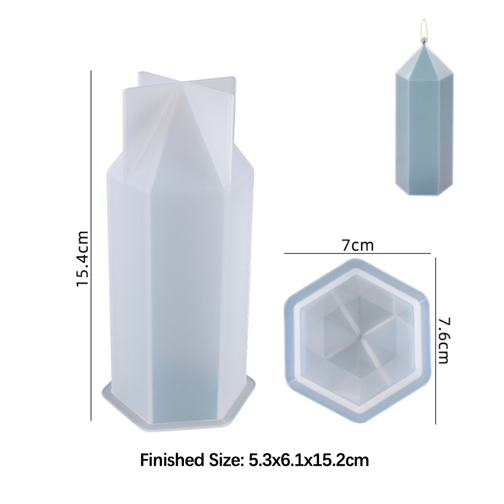 3d sechseckige Säule Kerzen fo – Soap Making Essentials Bewertung und Preis