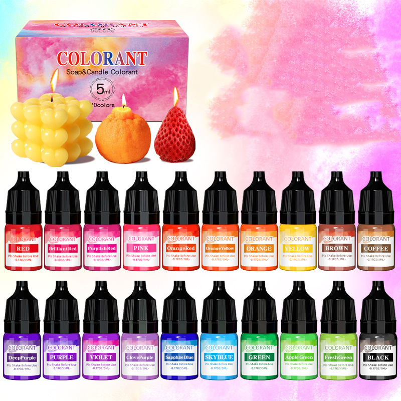 20 Farben Kerzenwachs Pigment  – Soap Making Ingredients Bewertung und Preis