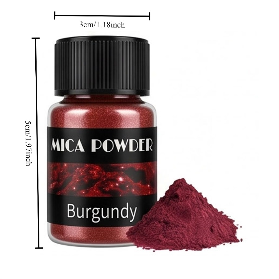 Burgunder Mica-Pulver für Schm – Soap Making Ingredients Bewertung und Preis