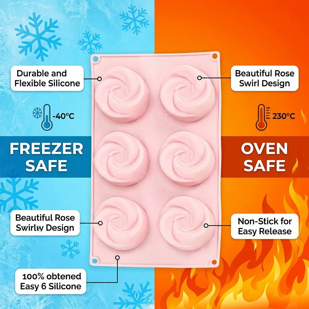 Lebensmittelechte 6-Fach Rosen – Soap Making Oven Bewertung und Preis