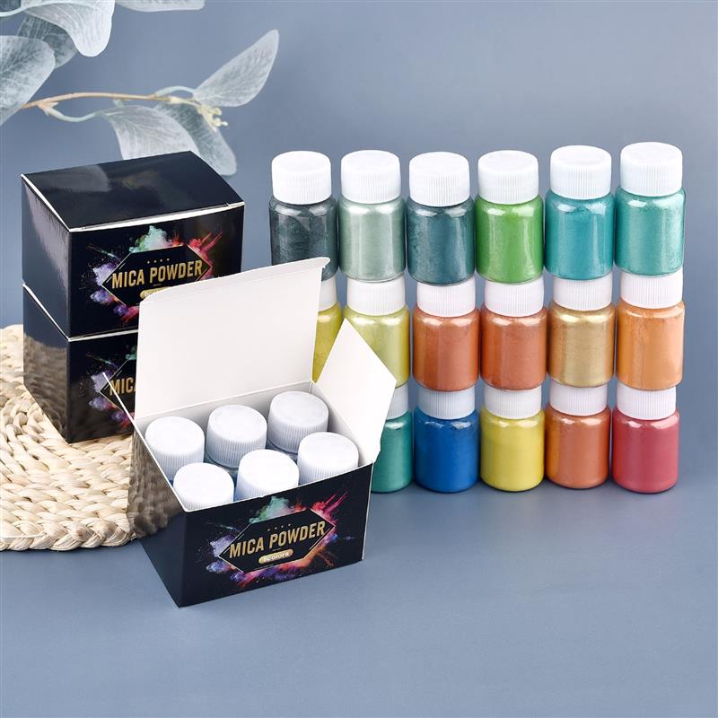 6-teiliges Set Epoxidharz-Farb – Mica Powder Colorant Bewertung und Preis