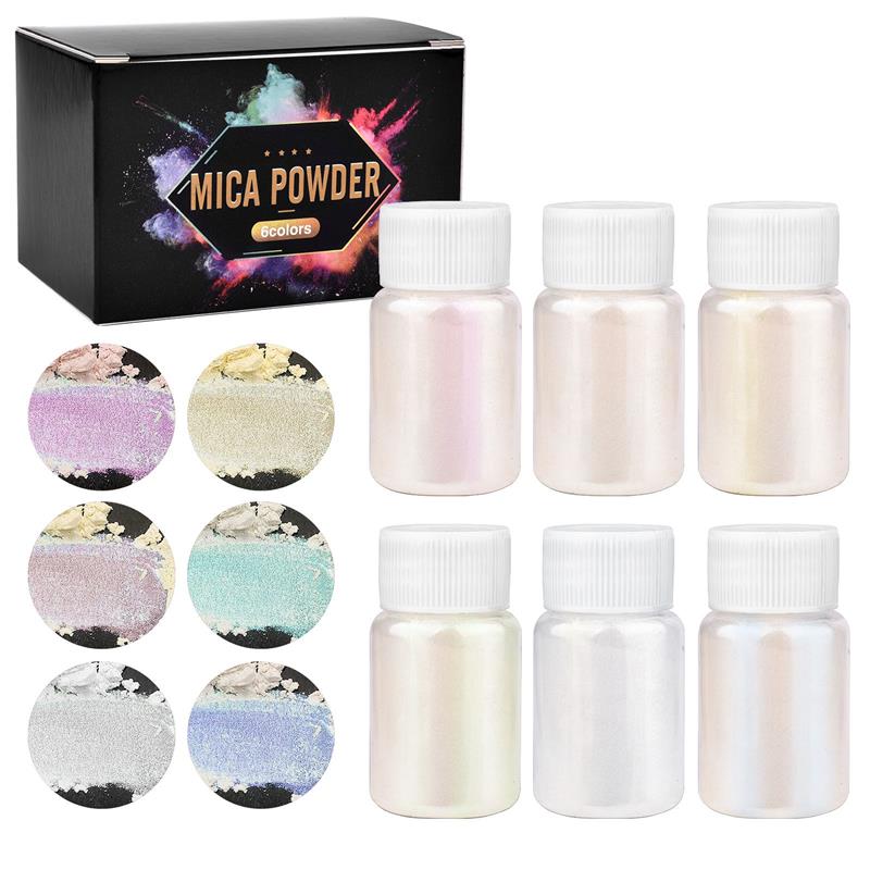 6-teiliges Set Epoxidharz-Farb – Mica Powder Colorant Bewertung und Preis